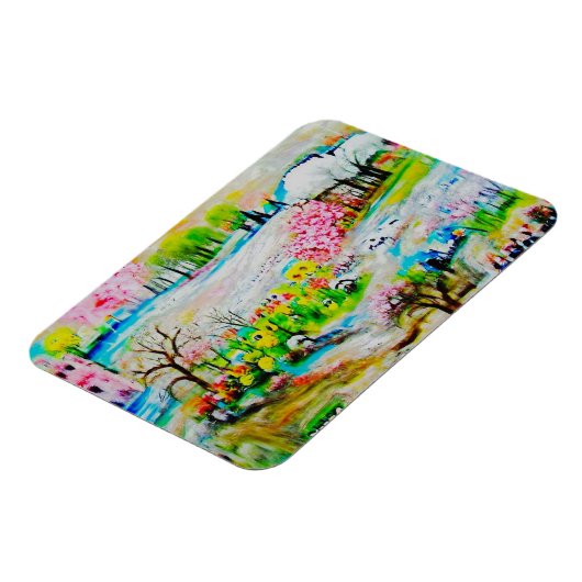 Wasserfarbenlandschaft 2 magnet (Linke Seite)