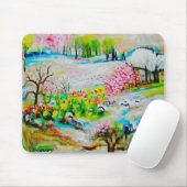 Wasserfarbenlandschaft 2 mousepad (Mit Mouse)
