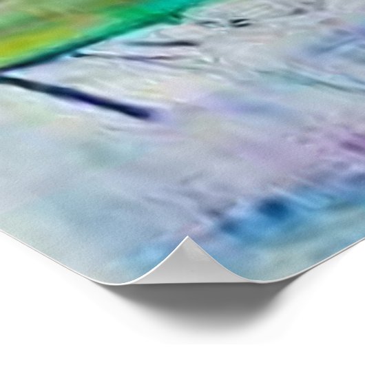 Wasserfarbenlandschaft 2 poster (Ecke)