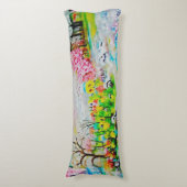 Wasserfarbenlandschaft 2 seitenschläferkissen (Vorderseite Vertikal)