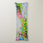 Wasserfarbenlandschaft 2 seitenschläferkissen (Rückseite (Vertikal))