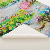 Wasserfarbenlandschaft 2 sherpadecke (3/4)