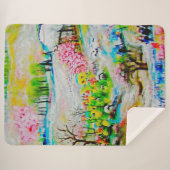 Wasserfarbenlandschaft 2 sherpadecke (Vorderseite (Horizontal))