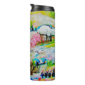 Wasserfarbenlandschaft 2 thermosbecher (Nach rechts gedreht)