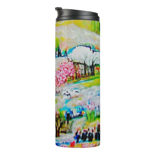 Wasserfarbenlandschaft 2 thermosbecher (Nach rechts gedreht)