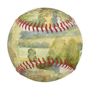 Wasserfarbenlandschaft Baseball