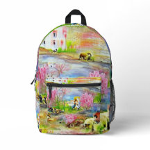 Wasserfarbenlandschaft