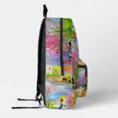 Wasserfarbenlandschaft Bedruckter Rucksack (Links)