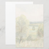 Wasserfarbenlandschaft Briefpapier (Vorne/Hinten)