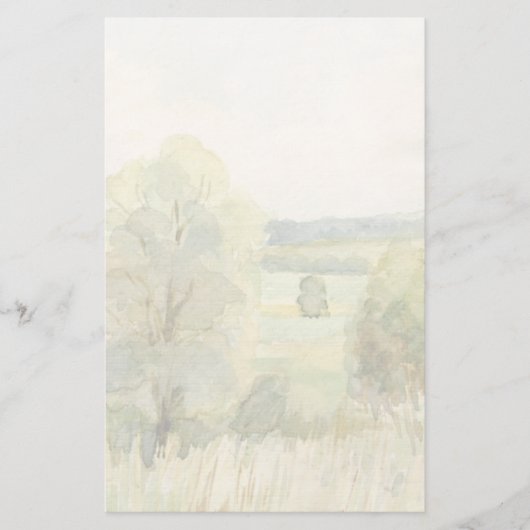 Wasserfarbenlandschaft Briefpapier (Vorderseite)