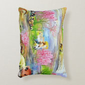 Wasserfarbenlandschaft Dekokissen (Vorderseite(Vertikal))