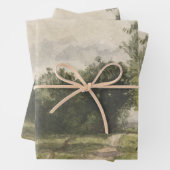 Wasserfarbenlandschaft des Weges - Konstanter Troy Geschenkpapier Set (Beispiel)