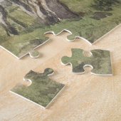 Wasserfarbenlandschaft des Weges - Konstanter Troy Puzzle (Seite)