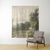 Wasserfarbenlandschaft des Weges - Konstanter Troy Wandteppich (Beispiel)