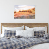 Wasserfarbenlandschaft ernten leinwanddruck (Insitu (Schlafzimmer))