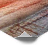 Wasserfarbenlandschaft ernten poster (Ecke)