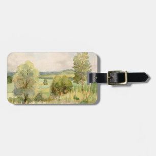 Wasserfarbenlandschaft Gepäckanhänger