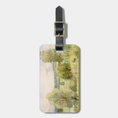 Wasserfarbenlandschaft Gepäckanhänger (Vorderseite vertikal)