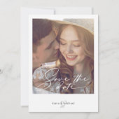 Wasserfarbenlandschaft Hochzeitsnacht Grün ID786 Save The Date (Vorderseite)