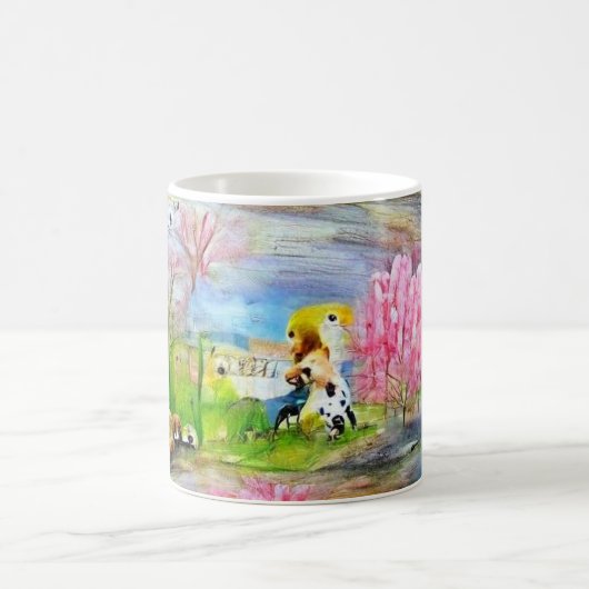 Wasserfarbenlandschaft Kaffeetasse (Mittel)