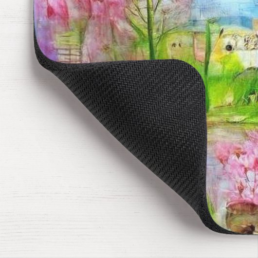 Wasserfarbenlandschaft Mousepad (Ecke)