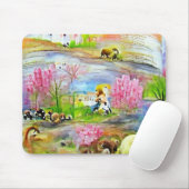 Wasserfarbenlandschaft Mousepad (Mit Mouse)