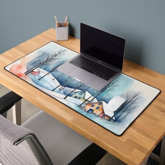 Wasserfarbenlandschaft Schreibtischunterlage (Büro 2)