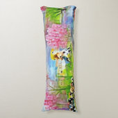 Wasserfarbenlandschaft Seitenschläferkissen (Vorderseite Vertikal)