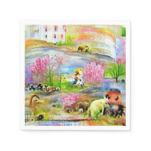 Wasserfarbenlandschaft