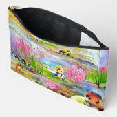 Wasserfarbenlandschaft Zubehörtasche (Offen)