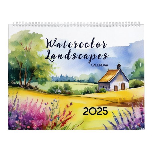 Wasserfarbenlandschaften Kalender (Titelbild)