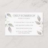 Wasserfarbenleaf Visitenkarte (Rückseite)