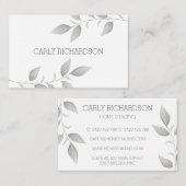 Wasserfarbenleaf Visitenkarte (Vorne/Hinten)