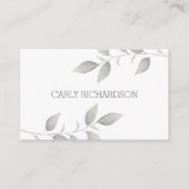 Wasserfarbenleaf Visitenkarte (Vorderseite)