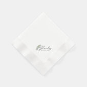 Wasserfarbenleder Hochzeitcocktail Napkins Serviette (Ecke)