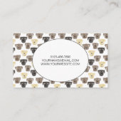 Wasserfarbenlederpferd Visitenkarte (Rückseite)