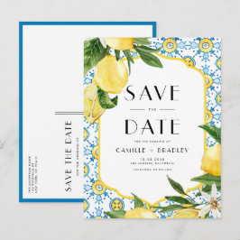 Wasserfarbenlehre und marokkanische Fliesen Save t Ankündigungspostkarte