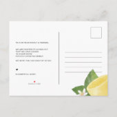 Wasserfarbenlehre Wir haben den Adresswechsel vers Ankündigungspostkarte (Rückseite)