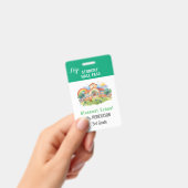 Wasserfarbenlehrer oder Studentenpass Ausweis (Handheld)