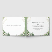 Wasserfarbenlilie der Hochzeit von Bridal Gästebuch (Voll)