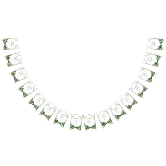 Wasserfarbenlilie der Hochzeitsfeier von Valley Br Wimpelkette (Alle)