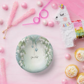 Wasserfarbenlilie der Papierschale des Tals Pappteller (Party)