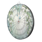 Wasserfarbenlilie des Tals Dartboard Dartscheibe (Vorderseite rechts)