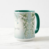 Wasserfarbenlilie des Tals Kaffeemaschine Tasse (VorderseiteRechts)