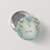 Wasserfarbenlilie des Talsockels Button (Vorne & Hinten)