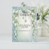 Wasserfarbenlilie im Tal - Detail Begleitkarte (Stehend Vorderseite)