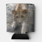 Wasserfarbenlioness Dosenkühler (Rückseite)