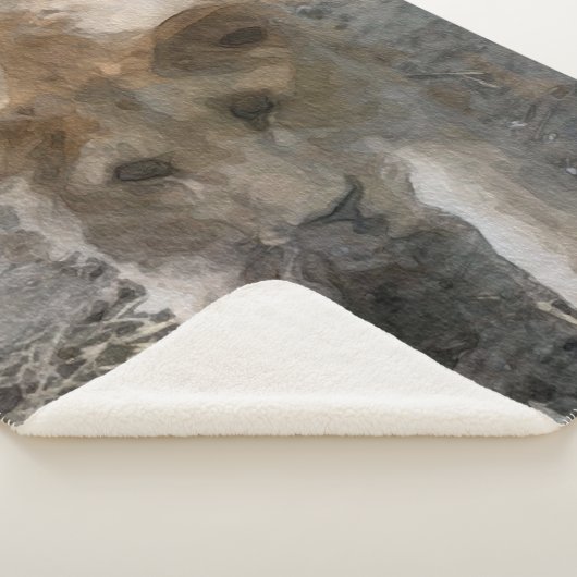 Wasserfarbenlioness Sherpadecke (3/4)