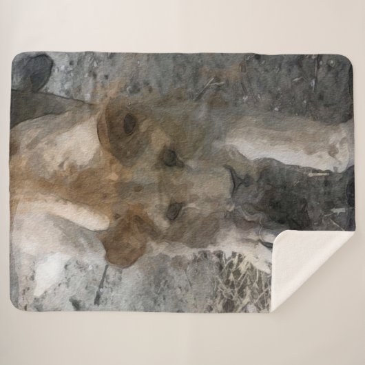 Wasserfarbenlioness Sherpadecke (Vorderseite (Horizontal))