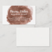 Wasserfarbenlot Visitenkarte (Vorne/Hinten)